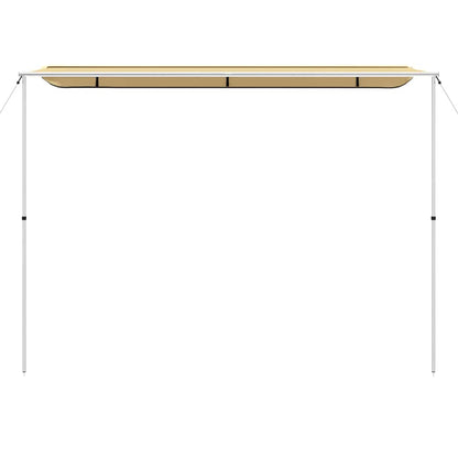 vidaXL Camper & Caravan Awning 2.4x2x2.15 m Beige - 2.4 x 2 x 2.15 m