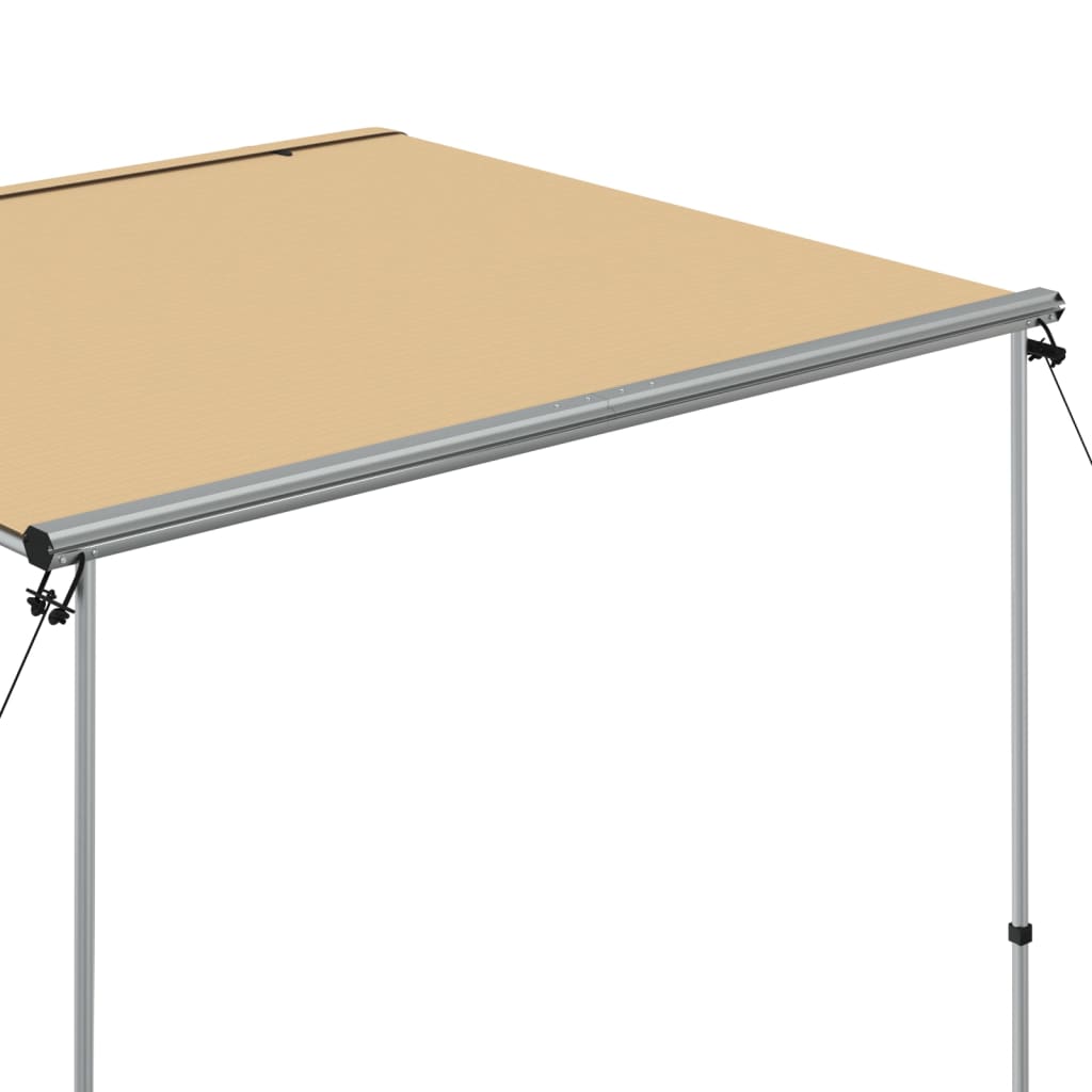 vidaXL Camper & Caravan Awning 2.4x2x2.15 m Beige - 2.4 x 2 x 2.15 m