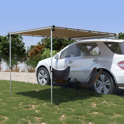 vidaXL Camper & Caravan Awning 2.4x2.5x2.15 m Beige