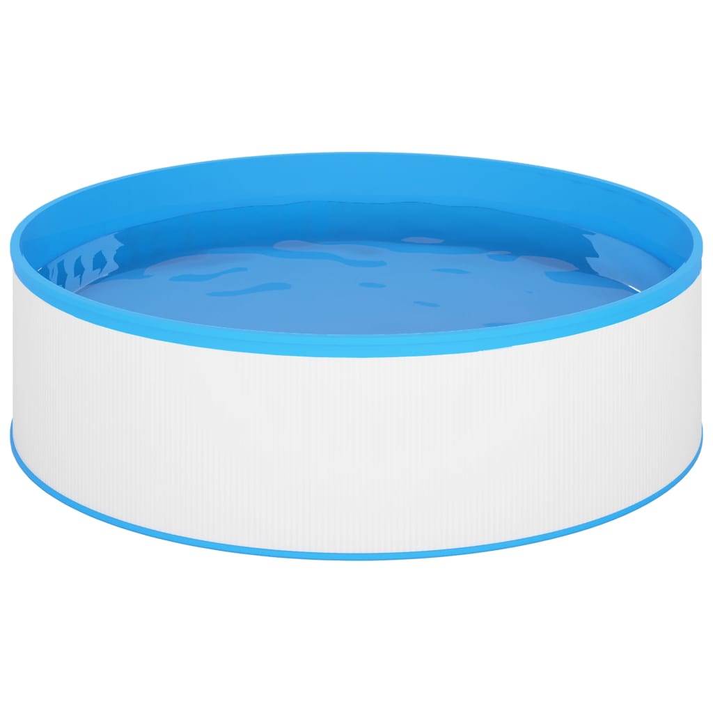 vidaXL Splasher Pool 350x90 cm White - Transparent