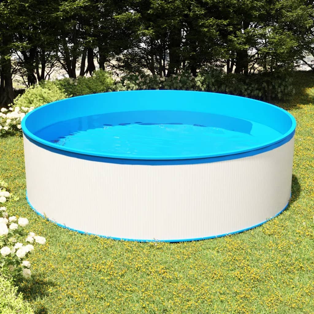 vidaXL Splasher Pool 350x90 cm White - Transparent