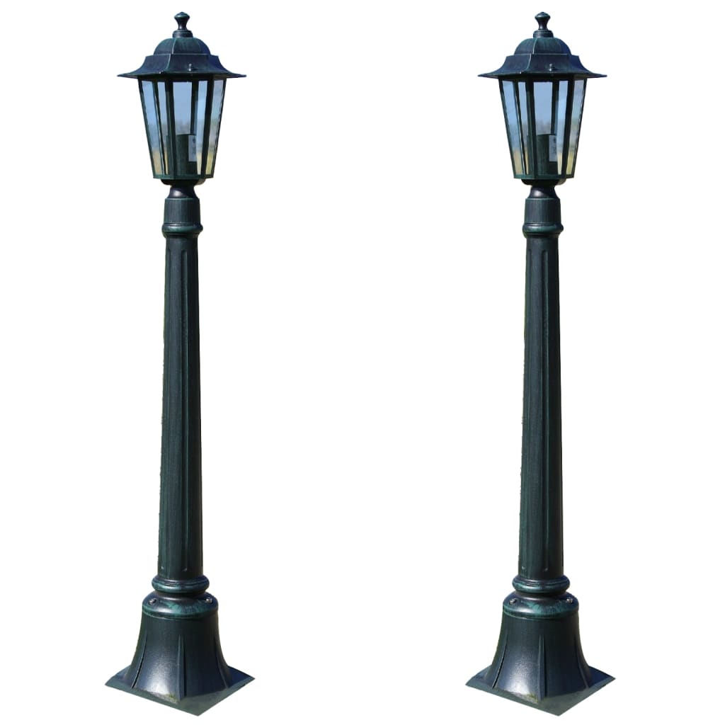 vidaXL Preston Garden Lights 2 pcs 105 cm - Green