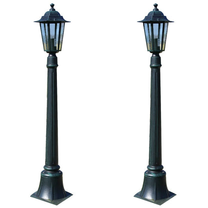vidaXL Preston Garden Lights 2 pcs 105 cm - Green