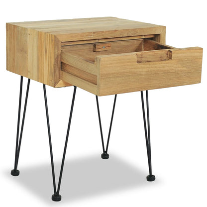 vidaXL Bedside Cabinets 2 pcs 40x30x50 cm Solid Teak - Brown