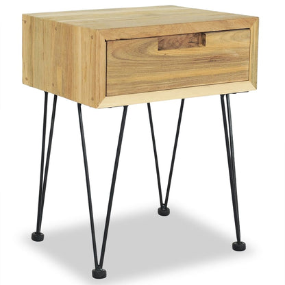 vidaXL Bedside Cabinets 2 pcs 40x30x50 cm Solid Teak - Brown