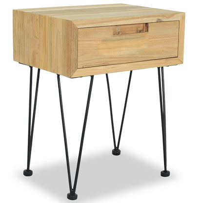 vidaXL Bedside Cabinets 2 pcs 40x30x50 cm Solid Teak - Brown