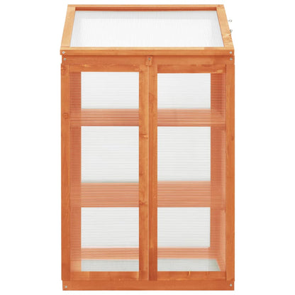 vidaXL Greenhouse | Adjustable Armrests | Rectangular | Traditional - Brown
