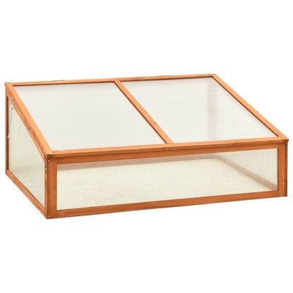 vidaXL Greenhouse 100x65x40 cm Firwood - Brown - 13433