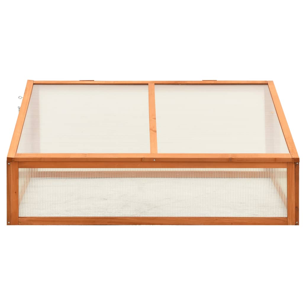 vidaXL Greenhouse 100x65x40 cm Firwood - Brown - 13433