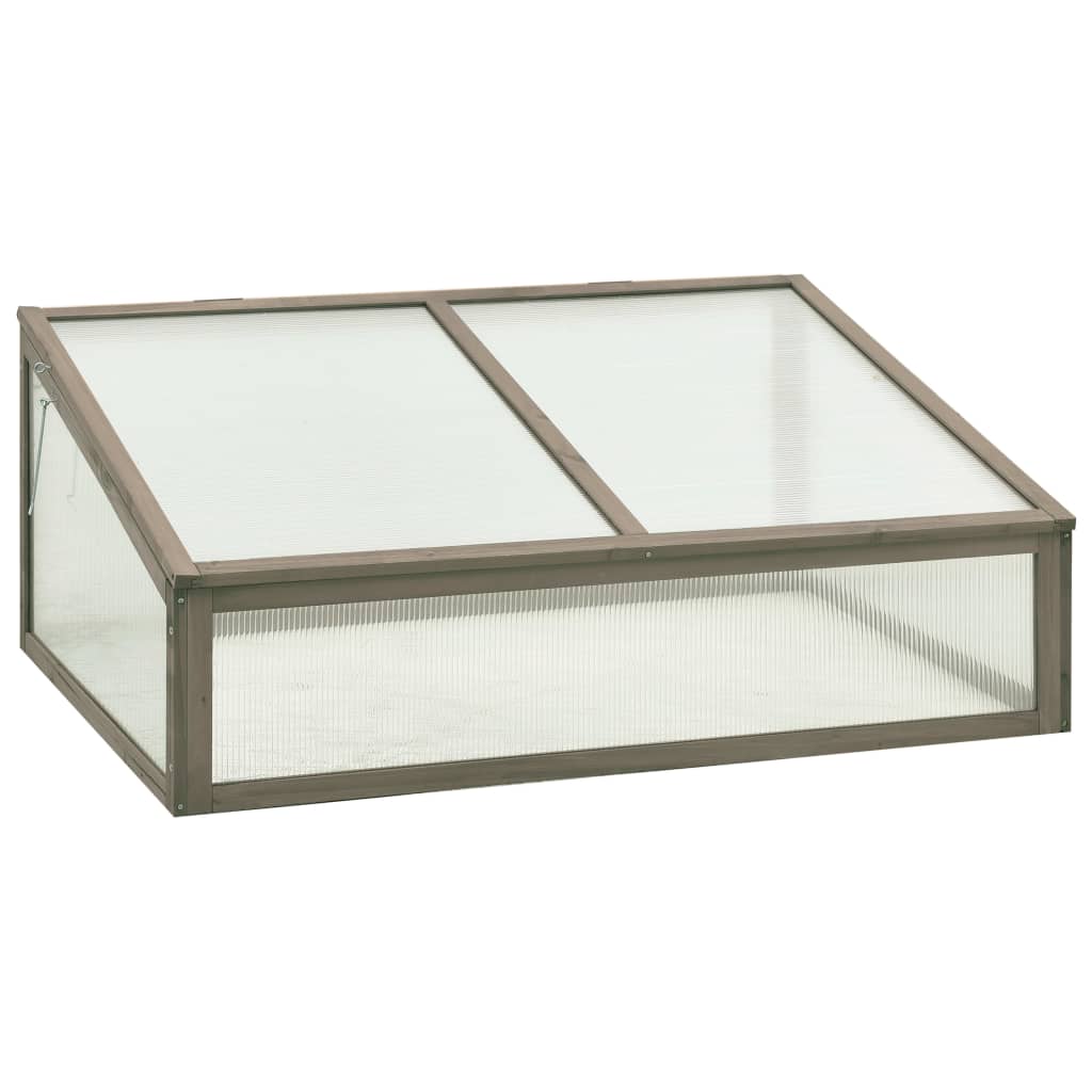 vidaXL Greenhouse 100x65x40 cm Firwood - Brown