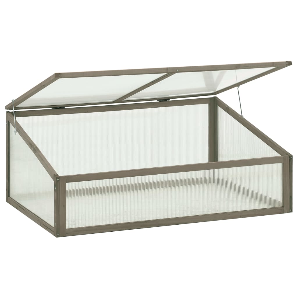 vidaXL Greenhouse 100x65x40 cm Firwood - Brown