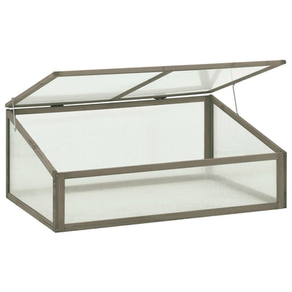 vidaXL Greenhouse 100x65x40 cm Firwood - Brown
