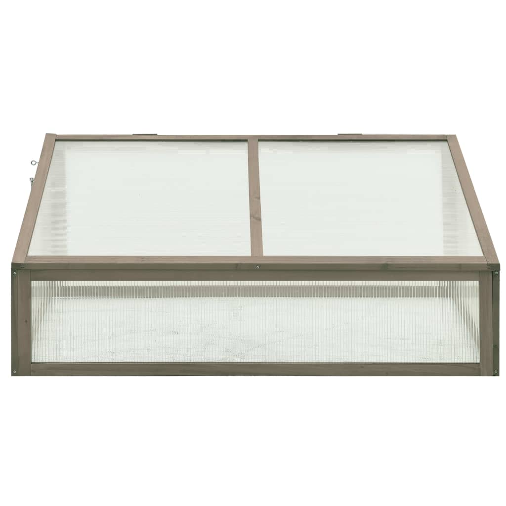 vidaXL Greenhouse 100x65x40 cm Firwood - Brown