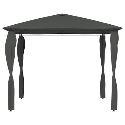 vidaXL Gazebo with Post Covers 3x3x2.6 m Anthracite 160 g/m² - 3 x 3 x 2.6 m
