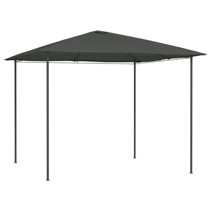 vidaXL Gazebo | Anthracite | Steel | 3x3 m | Gazebo | Square | Modern - 3 x 3 x 2.6 m