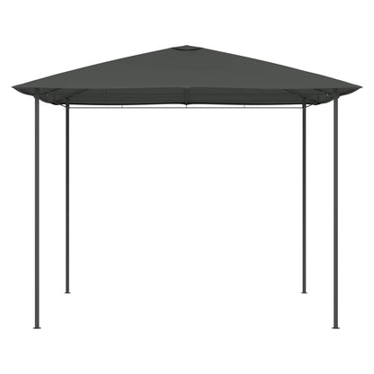vidaXL Gazebo | Anthracite | Steel | 3x3 m | Gazebo | Square | Modern - 3 x 3 x 2.6 m