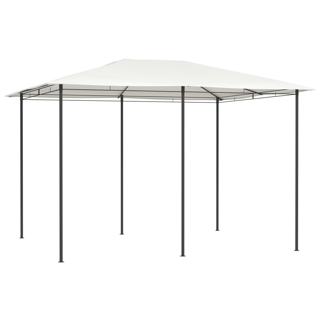 vidaXL Gazebo | Cream | Fabric | 3x4x2.6 m | Durable | Gazebo | Rectangular - 3 x 4 x 2.6 m