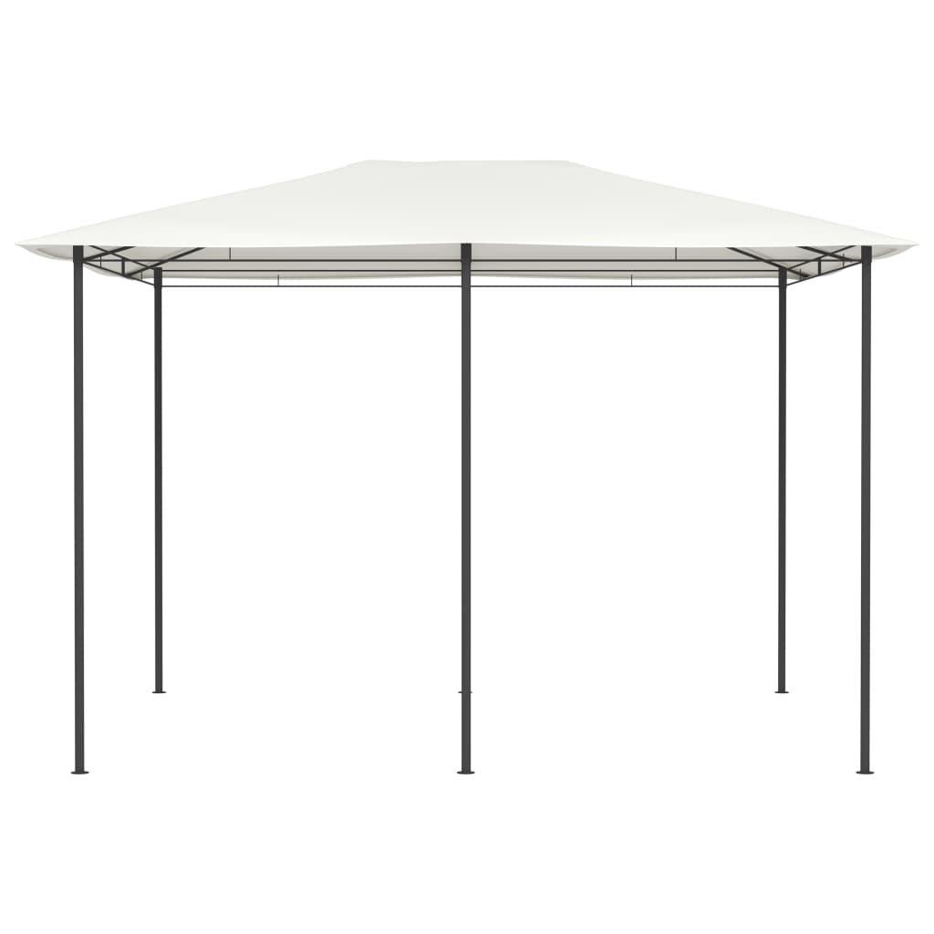 vidaXL Gazebo | Cream | Fabric | 3x4x2.6 m | Durable | Gazebo | Rectangular - 3 x 4 x 2.6 m