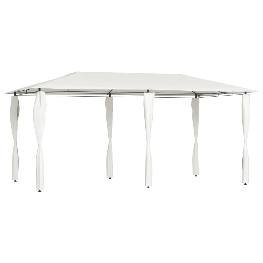 vidaXL Gazebo | Cream | Fabric, Steel | 2.98x5.3x2.59 m | Durable | Gazebo