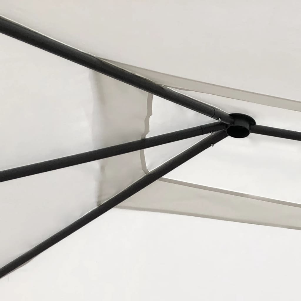 vidaXL Gazebo | Cream | Fabric, Steel | 2.98x5.3x2.59 m | Durable | Gazebo