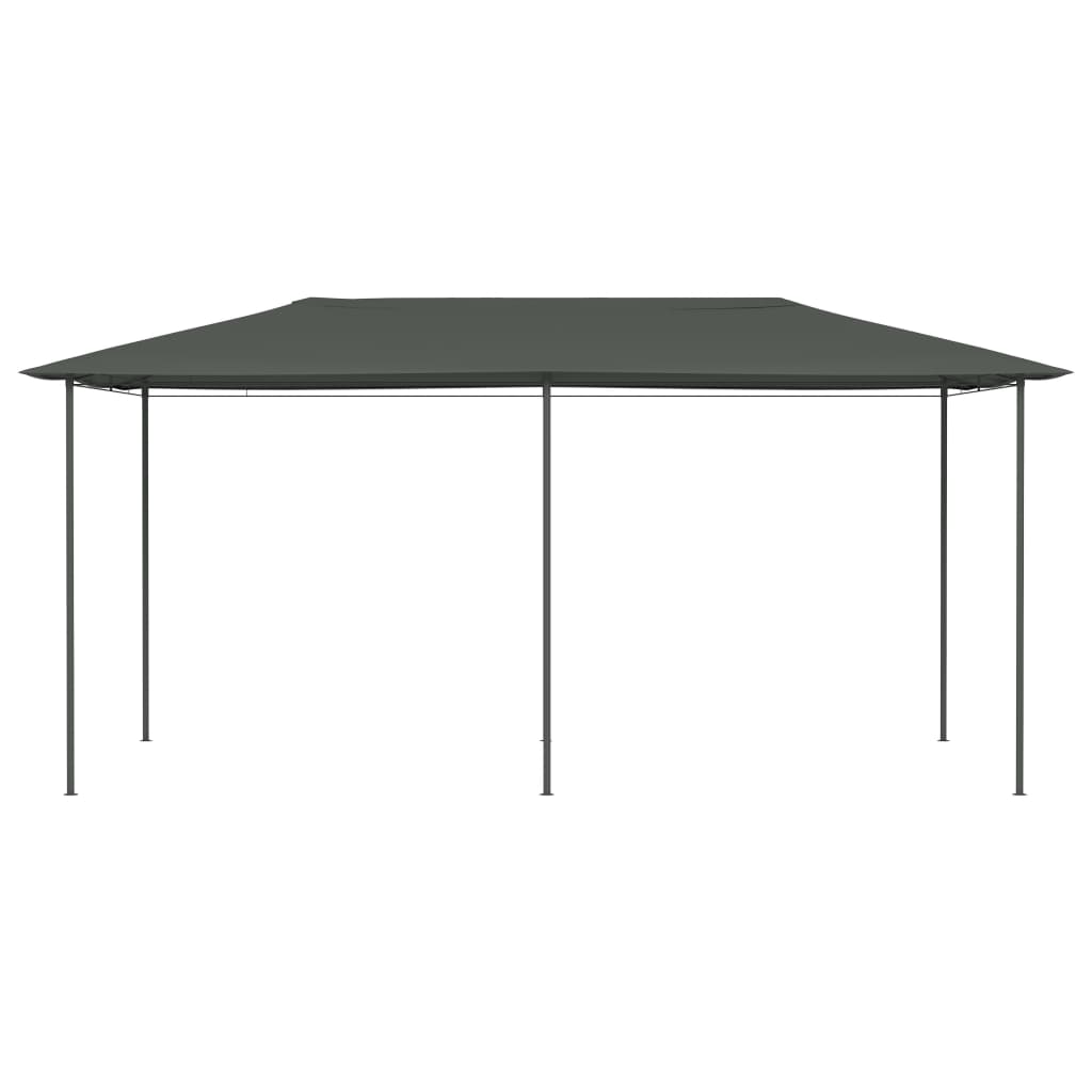 vidaXL Gazebo | Anthracite | Fabric | Large | Seats Many | Gazebo | Rectangular - 2.98 x 5.3 x 2.59 m