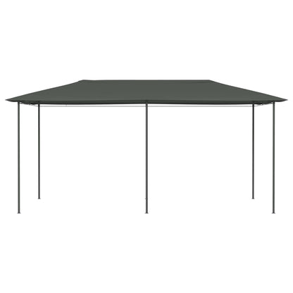vidaXL Gazebo | Anthracite | Fabric | Large | Seats Many | Gazebo | Rectangular - 2.98 x 5.3 x 2.59 m