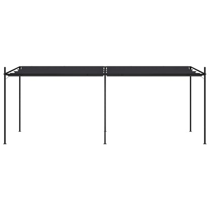 vidaXL Gazebo with Retractable Roof 600x300x233 cm Anthracite