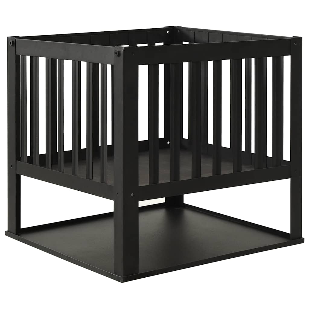 vidaXL Fire Pit 40x40x40 cm Steel - Black