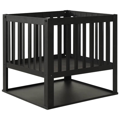 vidaXL Fire Pit 40x40x40 cm Steel - Black