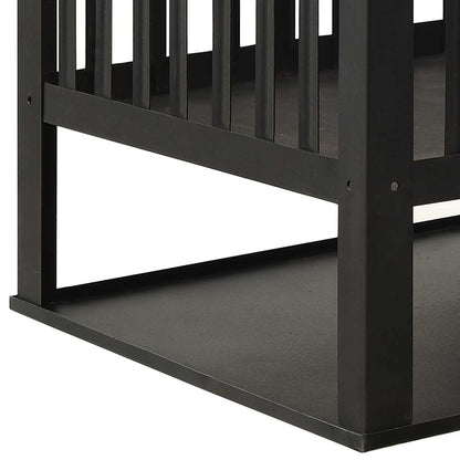 vidaXL Fire Pit 40x40x40 cm Steel - Black