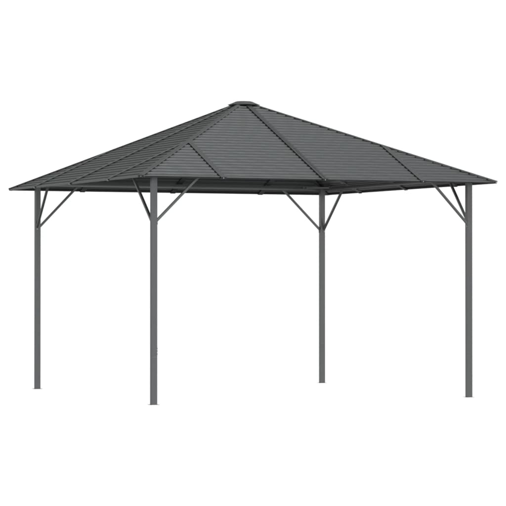vidaXL Gazebo | Anthracite - 3 x 3 m