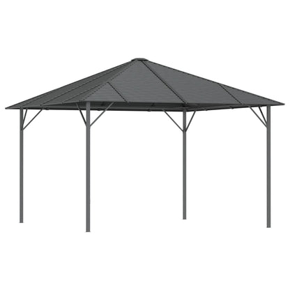 vidaXL Gazebo | Anthracite - 3 x 3 m