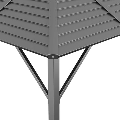 vidaXL Gazebo | Anthracite - 3 x 3 m