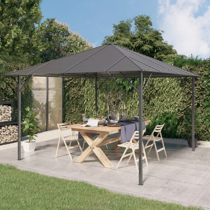 vidaXL Gazebo | Anthracite - 3 x 3 m