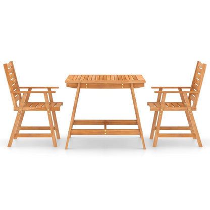 vidaXL Outdoor Dining Set | Warm acacia wood tone - Brown
