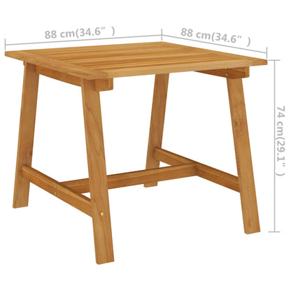 vidaXL Outdoor Dining Set | Warm acacia wood tone - Brown