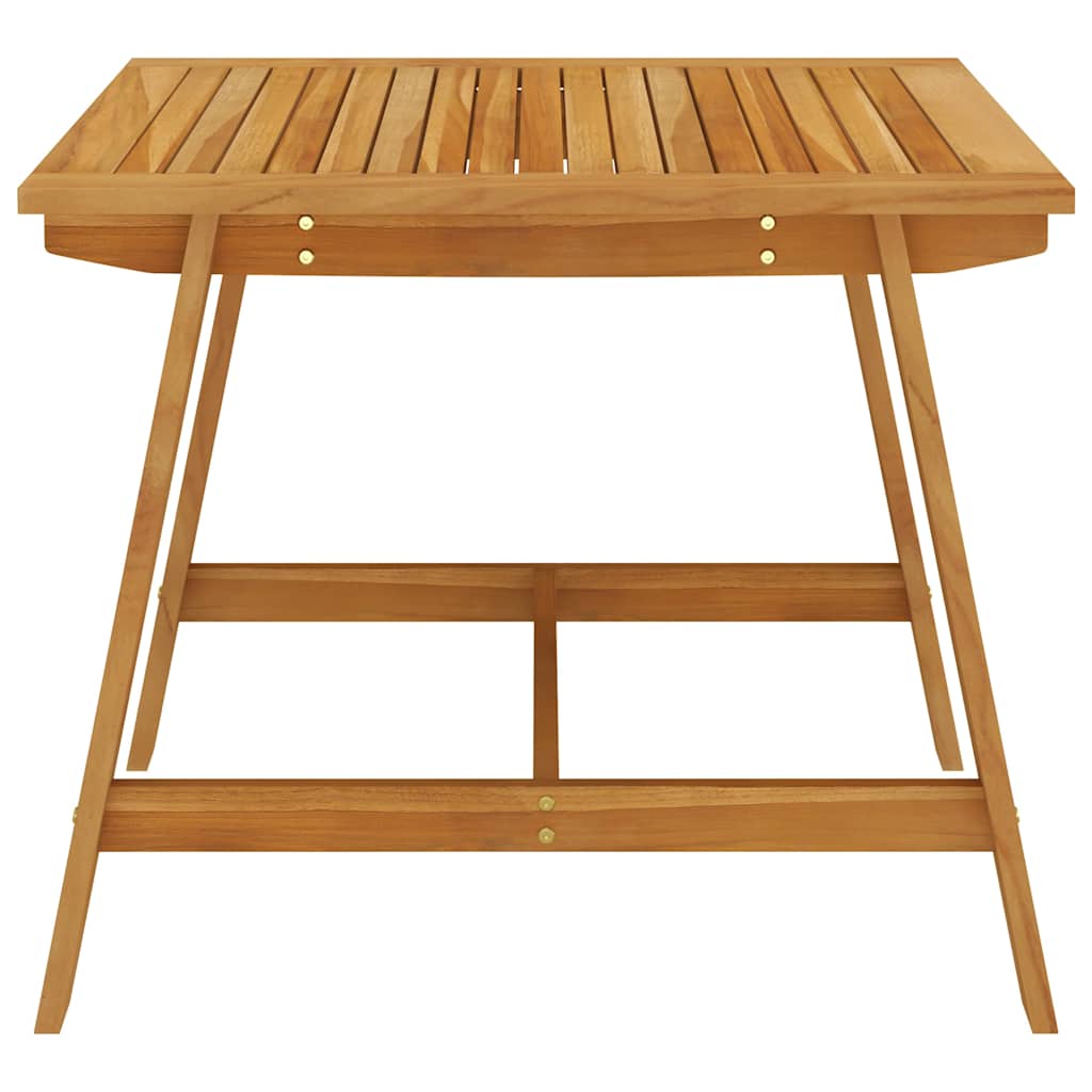 vidaXL 5 Piece Garden Dining Set Solid Acacia Wood - Brown