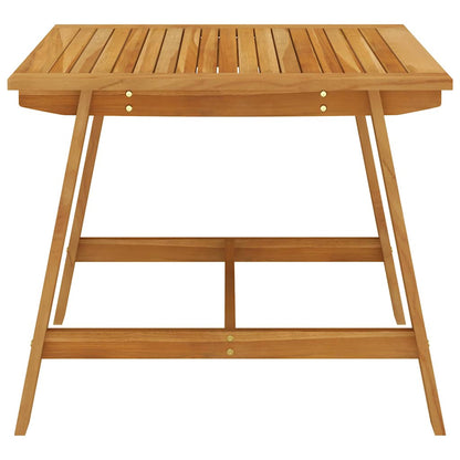 vidaXL 5 Piece Garden Dining Set Solid Acacia Wood - Brown