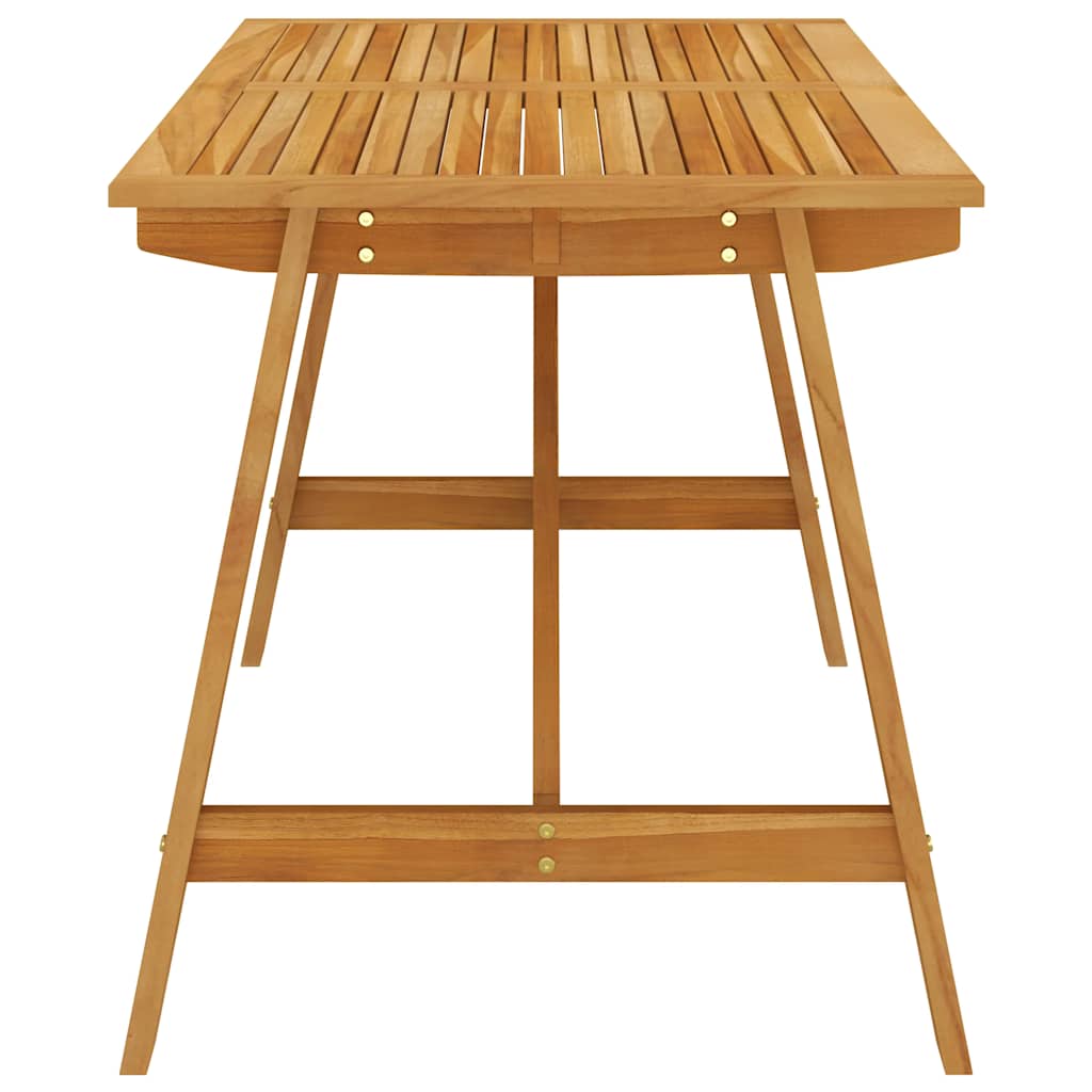 vidaXL Outdoor Dining Set | Rich Wood Brown | Solid Acacia Wood | Medium