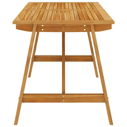 vidaXL Outdoor Dining Set | Rich Wood Brown | Solid Acacia Wood | Medium