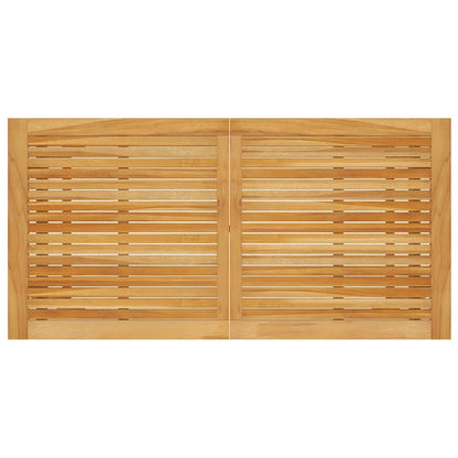 vidaXL Outdoor Dining Set | Rich Wood Brown | Solid Acacia Wood | Medium