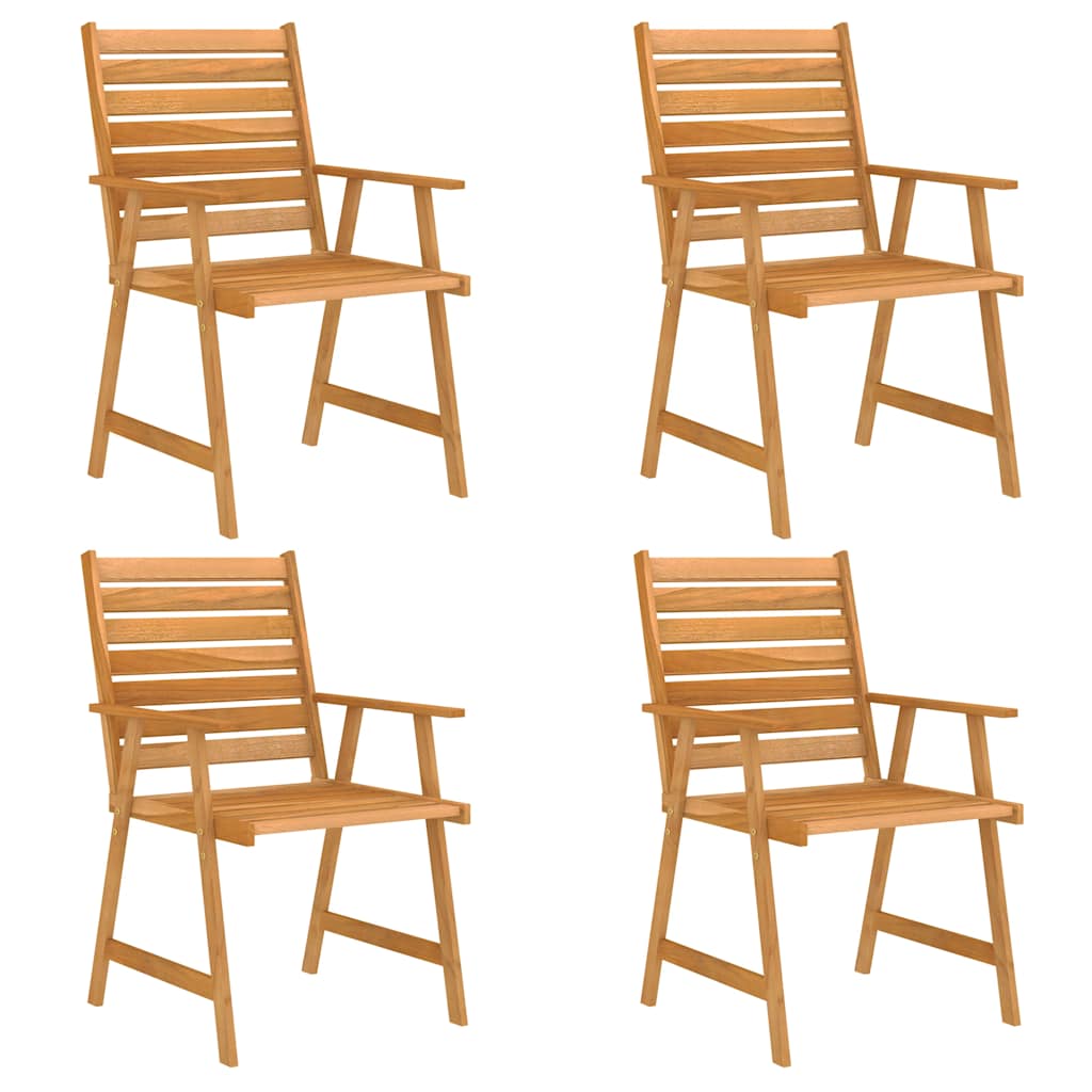 vidaXL Outdoor Dining Set | Rich Wood Brown | Solid Acacia Wood | Medium