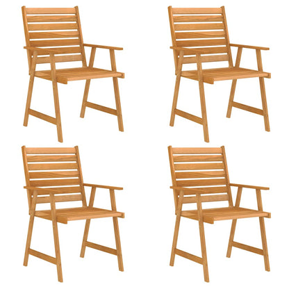 vidaXL Outdoor Dining Set | Rich Wood Brown | Solid Acacia Wood | Medium
