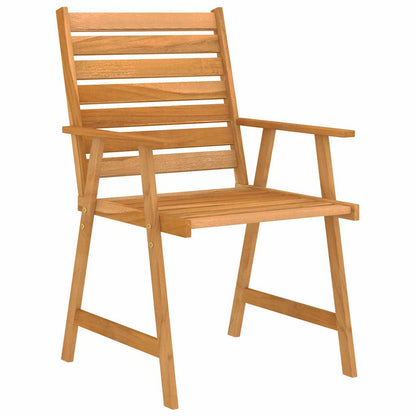 vidaXL Outdoor Dining Set | Rich Wood Brown | Solid Acacia Wood | Medium