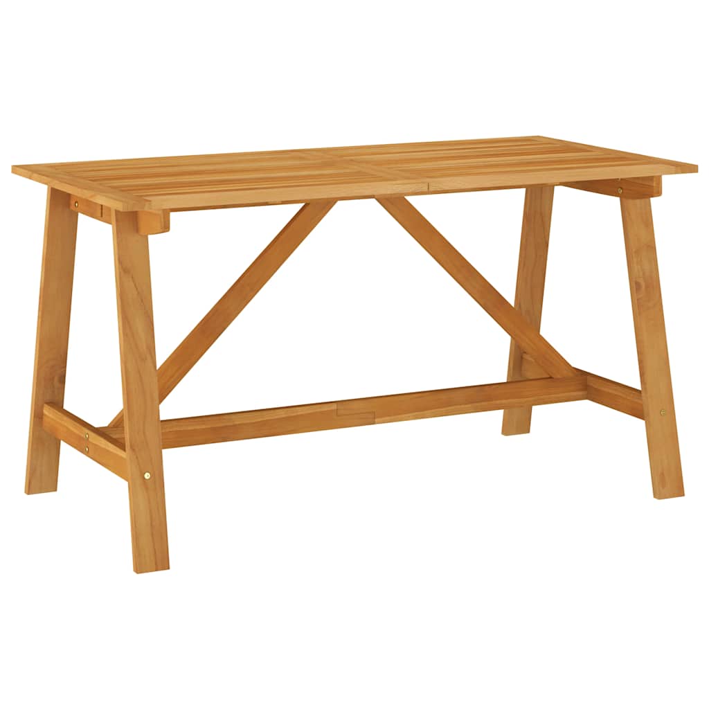 vidaXL Outdoor Dining Set | Rich Wood Brown | Solid Acacia Wood | Medium