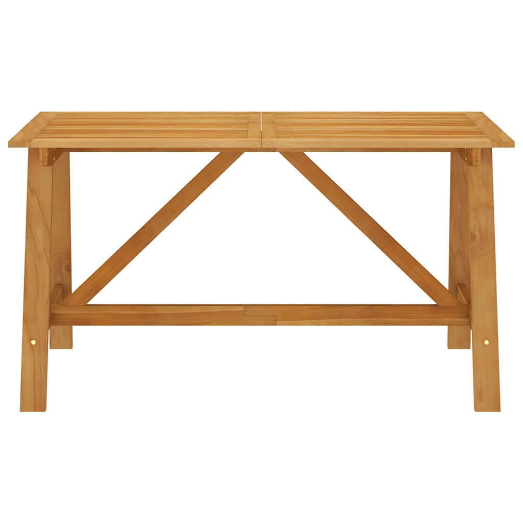 vidaXL Outdoor Dining Set | Rich Wood Brown | Solid Acacia Wood | Medium