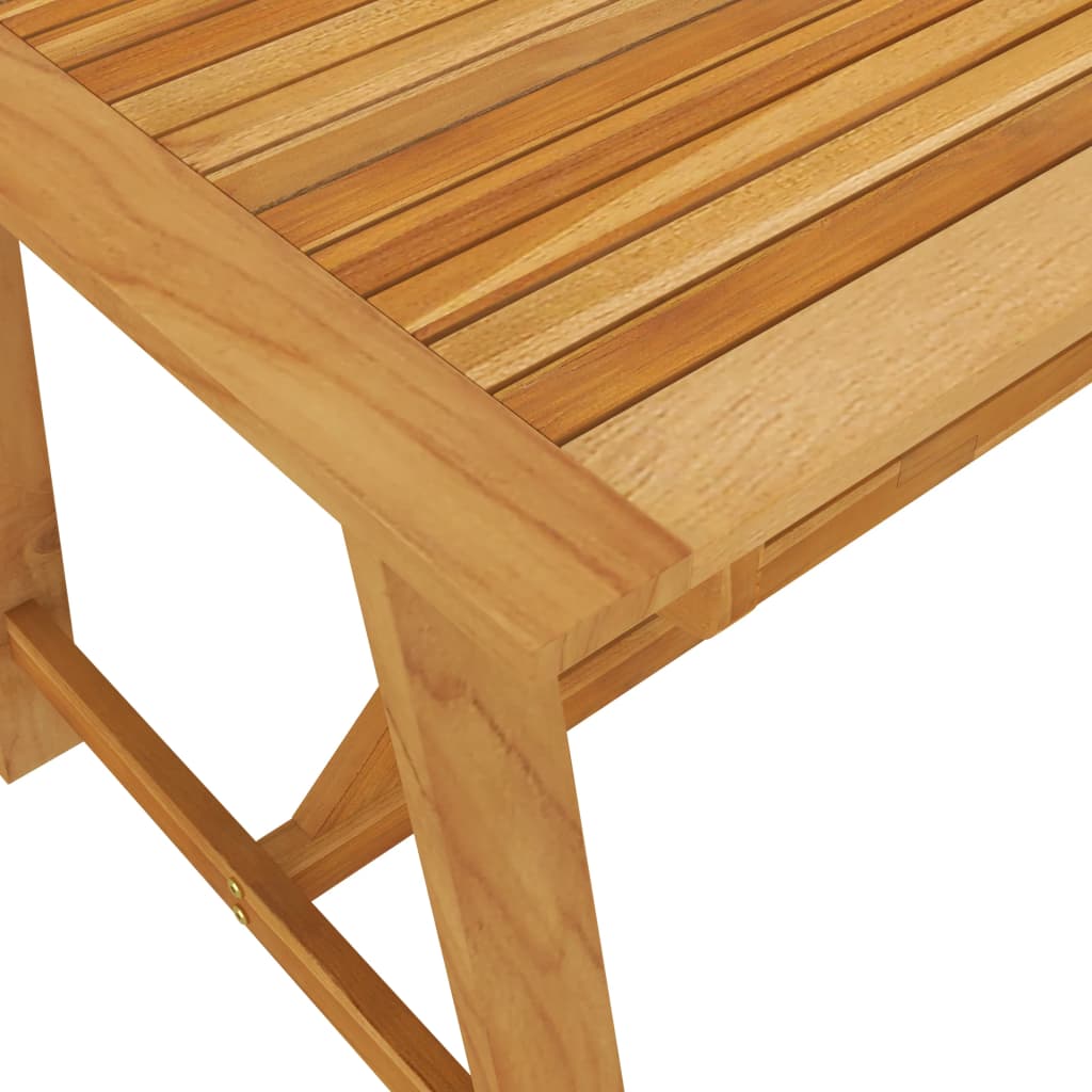 vidaXL Outdoor Dining Set | Solid Acacia wood | Medium | Seats Many - Brown