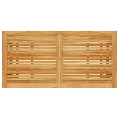 vidaXL Outdoor Dining Set | Solid Acacia wood | Medium | Seats Many - Brown