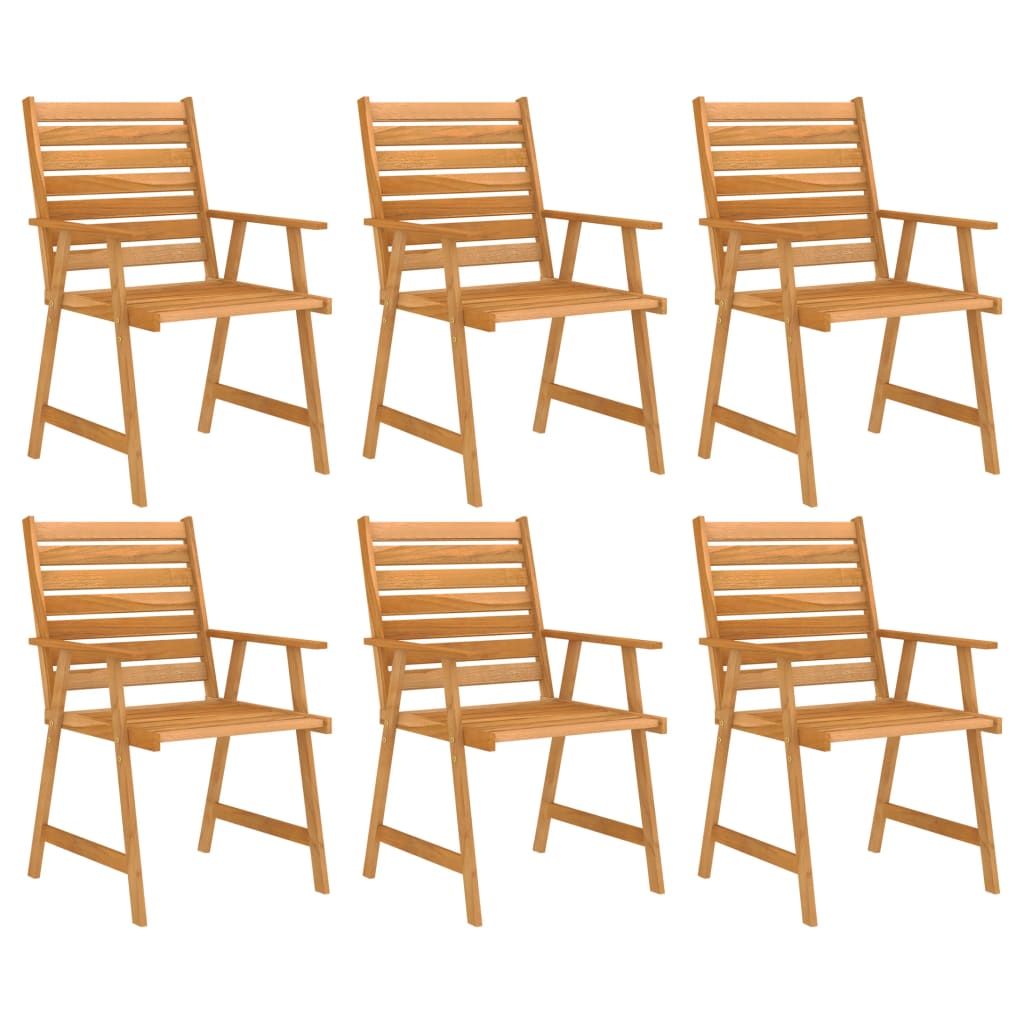 vidaXL Outdoor Dining Set | Solid Acacia wood | Medium | Seats Many - Brown