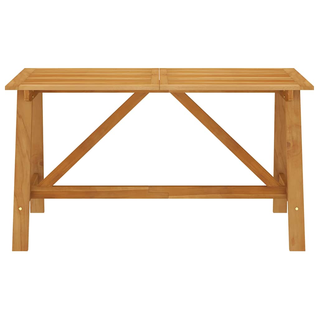 vidaXL Outdoor Dining Set | Solid Acacia wood | Medium | Seats Many - Brown